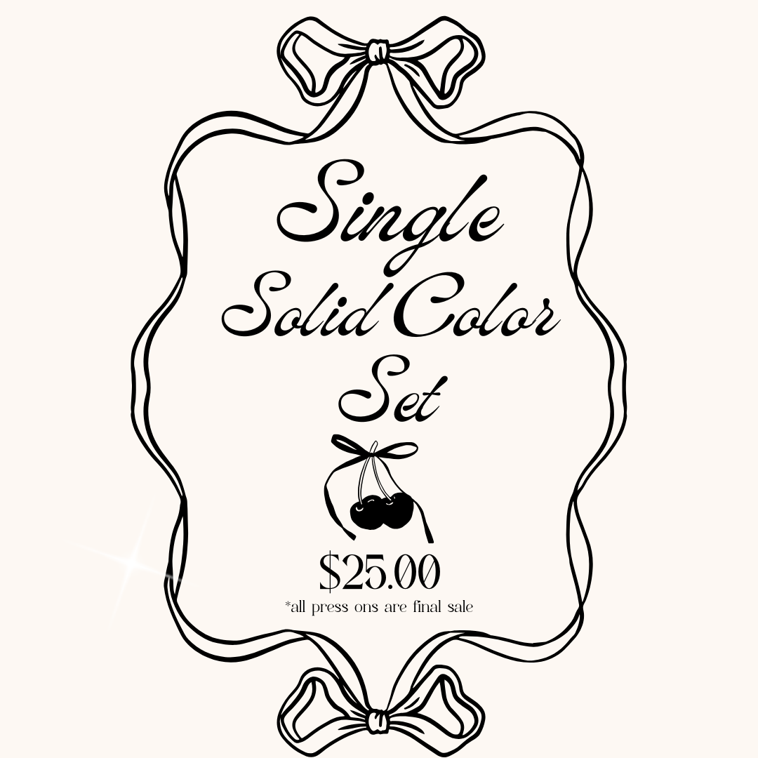 Single Solid Color Set