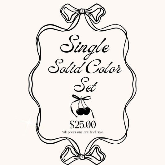 Single Solid Color Set